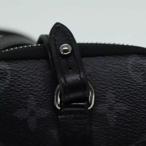 LOUIS VUITTON Monogram Eclipse Double Phone Pouch Gray - Picture 6 of 16